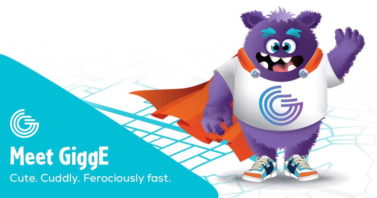 introducing GiggE: The Furriest (and Fastest!) Fiber Monster in Town